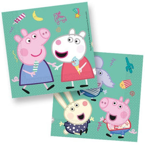 Peppa Pig <br> Napkins (20) - Sweet Maries Party Shop