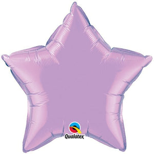 Personalised Lavender <br> Star Balloon - Sweet Maries Party Shop