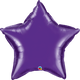 Personalised Purple <br> Star Balloon - Sweet Maries Party Shop