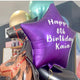 Personalised Purple <br> Star Balloon - Sweet Maries Party Shop