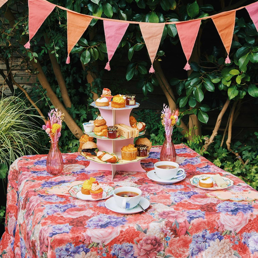 Pink <br> Fabric Flag Bunting - Sweet Maries Party Shop