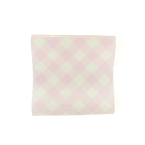 Pink Gingham Paper <br> Table Runner - Sweet Maries Party Shop