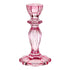 Pink Glass <br> Candle Holder