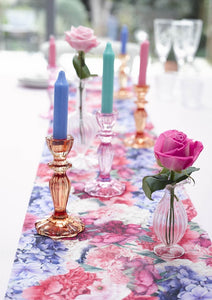 Pink Glass <br> Candle Holder - Sweet Maries Party Shop