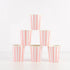 Pink Stripe <br> Party Cups (8)