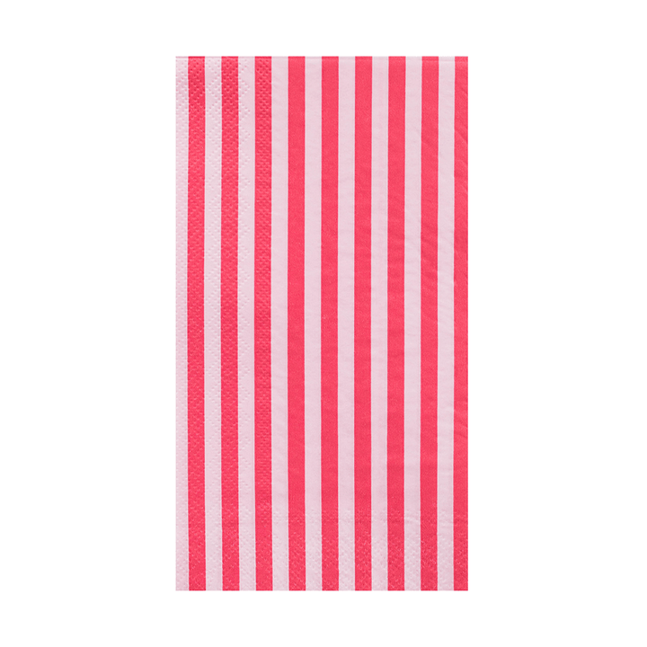 Pink Striped <br> Guest Napkins (16) - Sweet Maries Party Shop