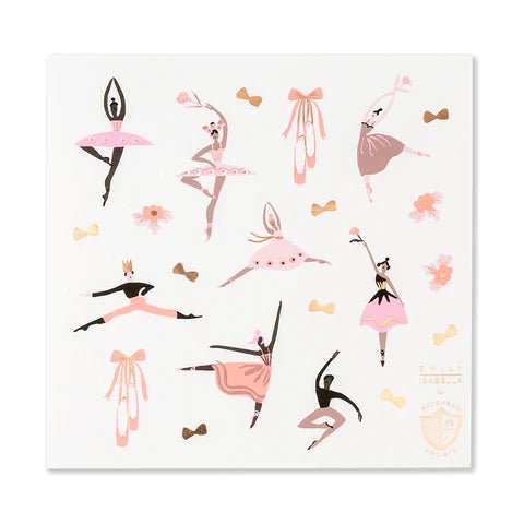 Pirouette <br> Sticker Set (4 pc) - Sweet Maries Party Shop