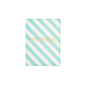 Portofino Passport Cover <br> 'Wanderlust' Aqua - Sweet Maries Party Shop