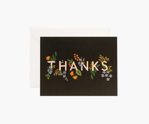 Posey <br> Thank You Card - Sweet Maries Party Shop