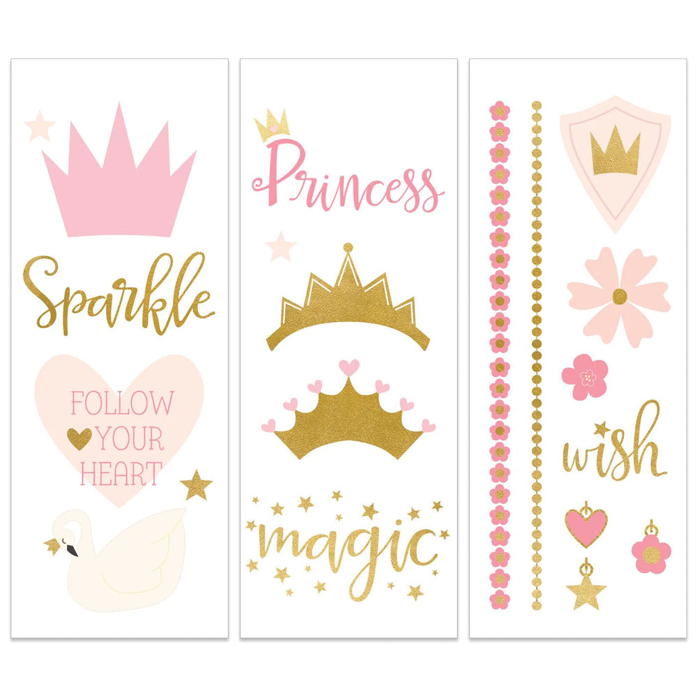 Princess <br> Temporary Tattoo Set (40) - Sweet Maries Party Shop