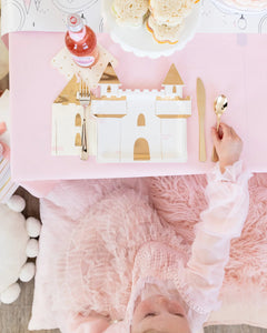 Princess Castle Shaped <br> Guest Napkin (18pc) - Sweet Maries Party Shop