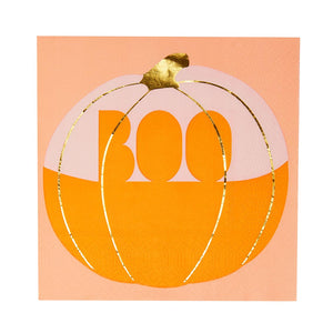 Pumpkin <br> BOO Napkins (16) - Sweet Maries Party Shop