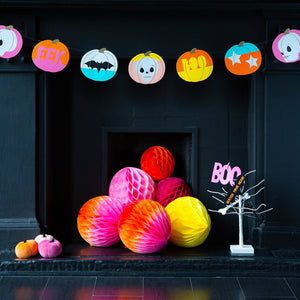 Pumpkins, Skulls and Bats <br> Halloween Garland - Sweet Maries Party Shop