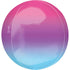 Bright Pink, Purple & Blue <br> Ombré Orbz Balloon