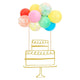 Rainbow Balloon <br> Cake Topper Kit - Sweet Maries Party Shop