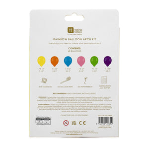 Rainbow <br> Balloon Arch Kit - Sweet Maries Party Shop