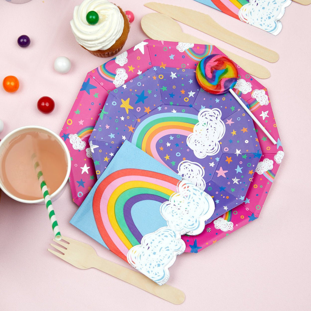 Rainbow <br> Napkins (25pc) - Sweet Maries Party Shop