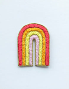 Rainbow Chenille & Embroidery <br> Iron-On-Patch - Sweet Maries Party Shop