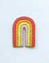 Rainbow Chenille & Embroidery <br> Iron-On-Patch