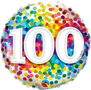 Rainbow Confetti <br> 100th Birthday - Sweet Maries Party Shop