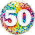Rainbow Confetti  <br> 50th Birthday