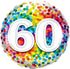 Rainbow Confetti  <br> 60th Birthday