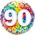Rainbow Confetti  <br> 90th Birthday
