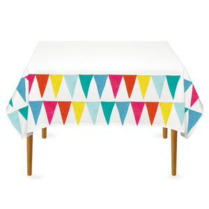 Rainbow Flags <br> Fabric Table Cloth - Sweet Maries Party Shop
