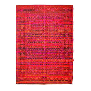 Red Boho Spice <br> Outdoor Rug 120cm x 180cm - Sweet Maries Party Shop