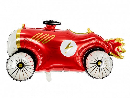 Red Race Car <br> 36.6”/93cm Wide - Sweet Maries Party Shop