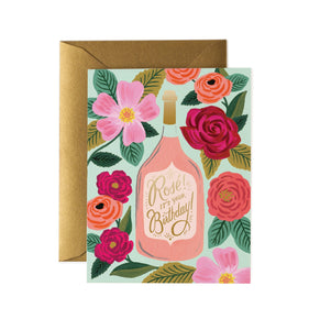 Rosé <br> Birthday Card - Sweet Maries Party Shop