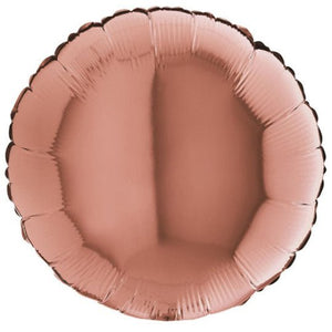 Rose Gold <br> Round Personalised Foil Balloon - Sweet Maries Party Shop
