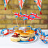 Royal Coronation <br> Union Jack Food Flags & Labels