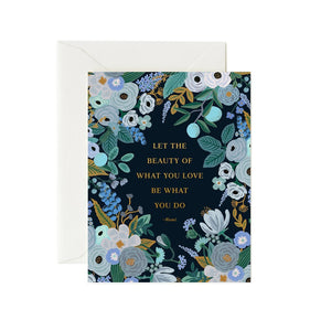 Rumi Quote <br> Greetings Card - Sweet Maries Party Shop