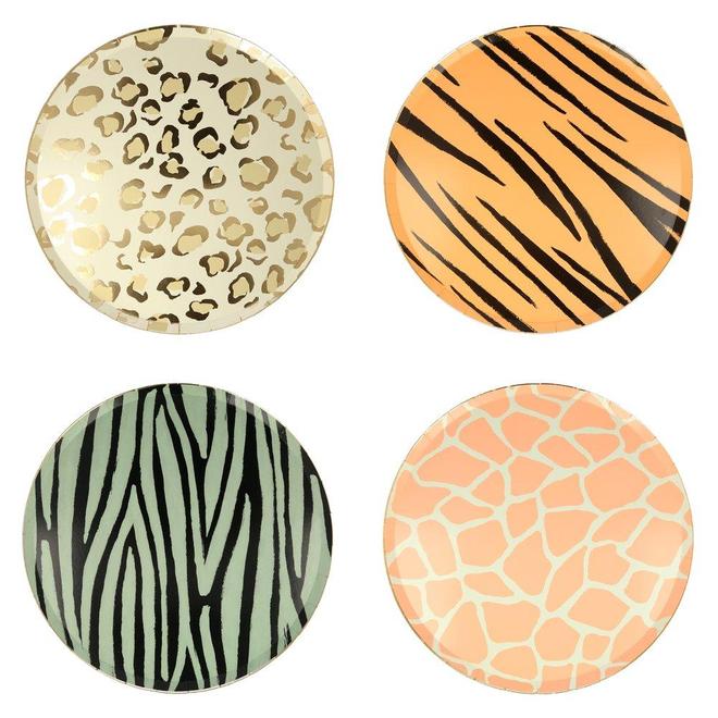 Safari Animal Print <br> Dinner Plates (8) - Sweet Maries Party Shop