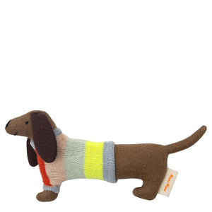 Sausage Dog <br> Baby Rattle - Sweet Maries Party Shop