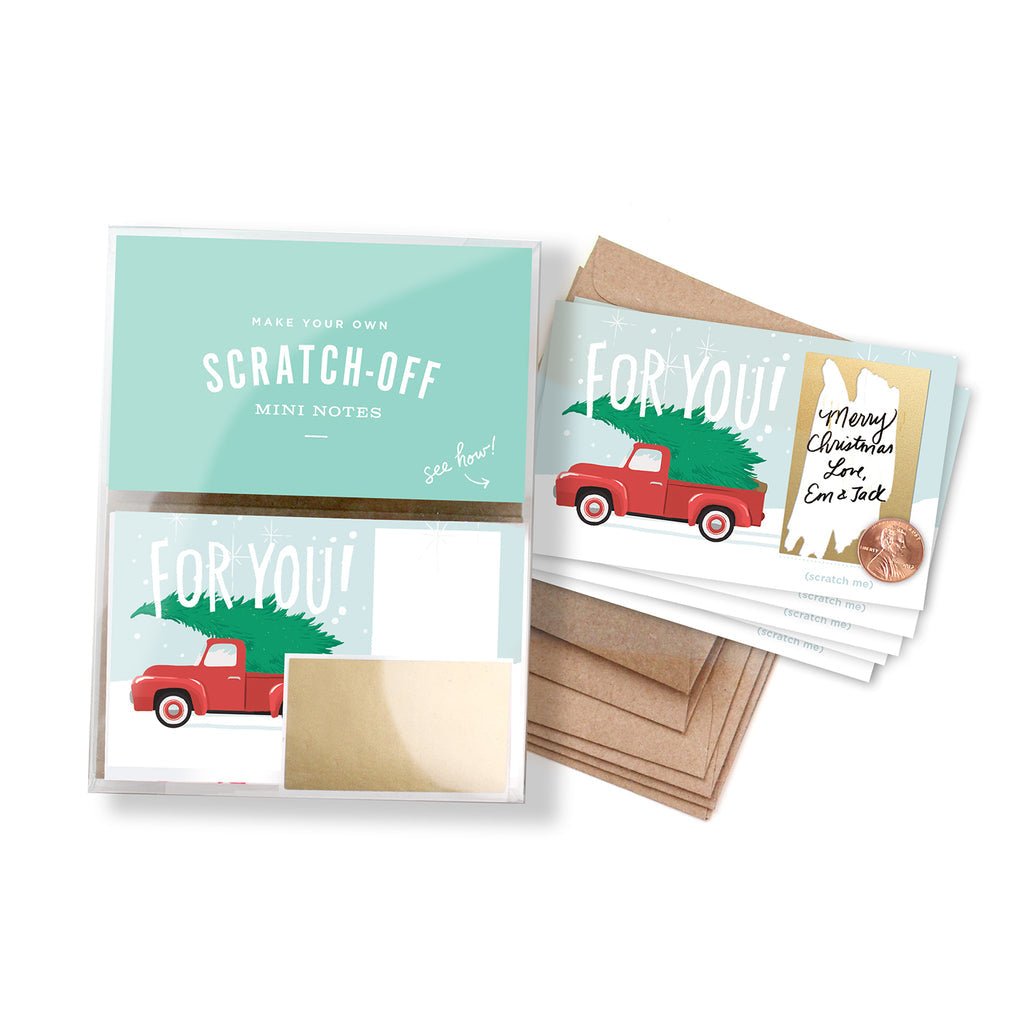 Festive Scratch Off Mini Notes - Pack of 6 | Sweet Marie's – Sweet ...