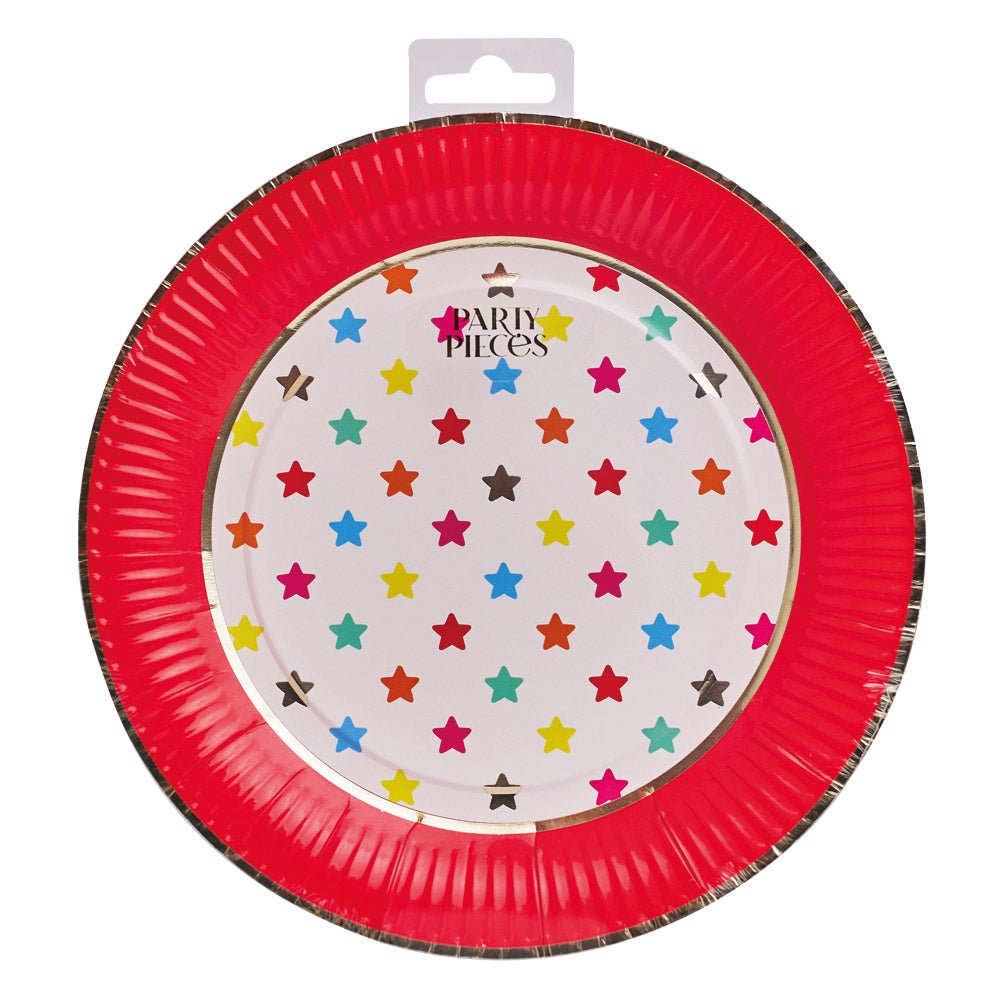 Shooting Star <br> Party Plates (8) - Sweet Maries Party Shop