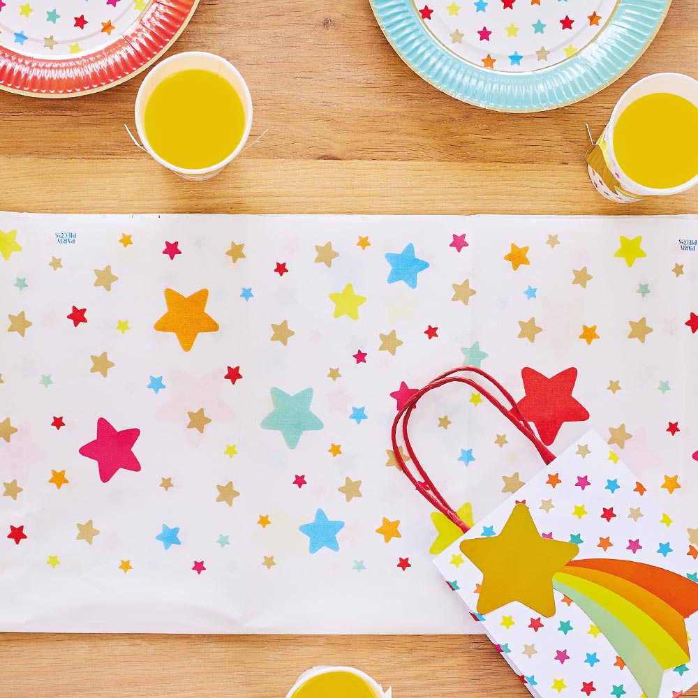 Shooting Star <br> Table Cover 1.8m x 1.2m - Sweet Maries Party Shop