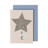Silver Glitter Star <br> Gift Card Enclosure