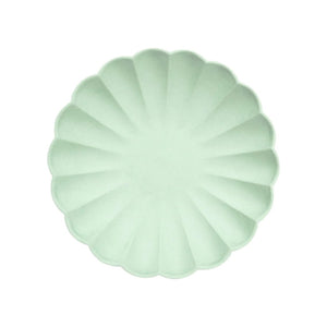 Small Mint Sorbet <br> Compostable Plates (8) - Sweet Maries Party Shop
