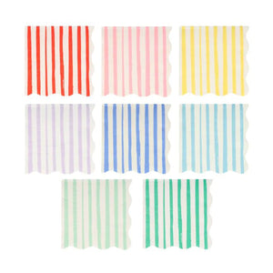 Small Mixed Stripe <br> Napkins (16) - Sweet Maries Party Shop