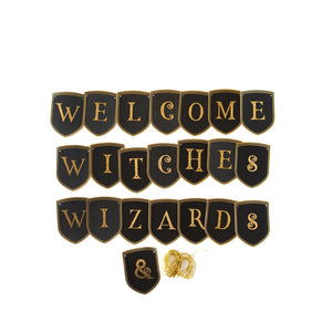 Spellbound Welcome <br> Wizards & Witches Banner - Sweet Maries Party Shop