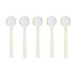 Spoons Set <br> Cream Enamel & Brushed Gold