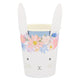 Spring Floral <br> Bunny Cups (8) - Sweet Maries Party Shop