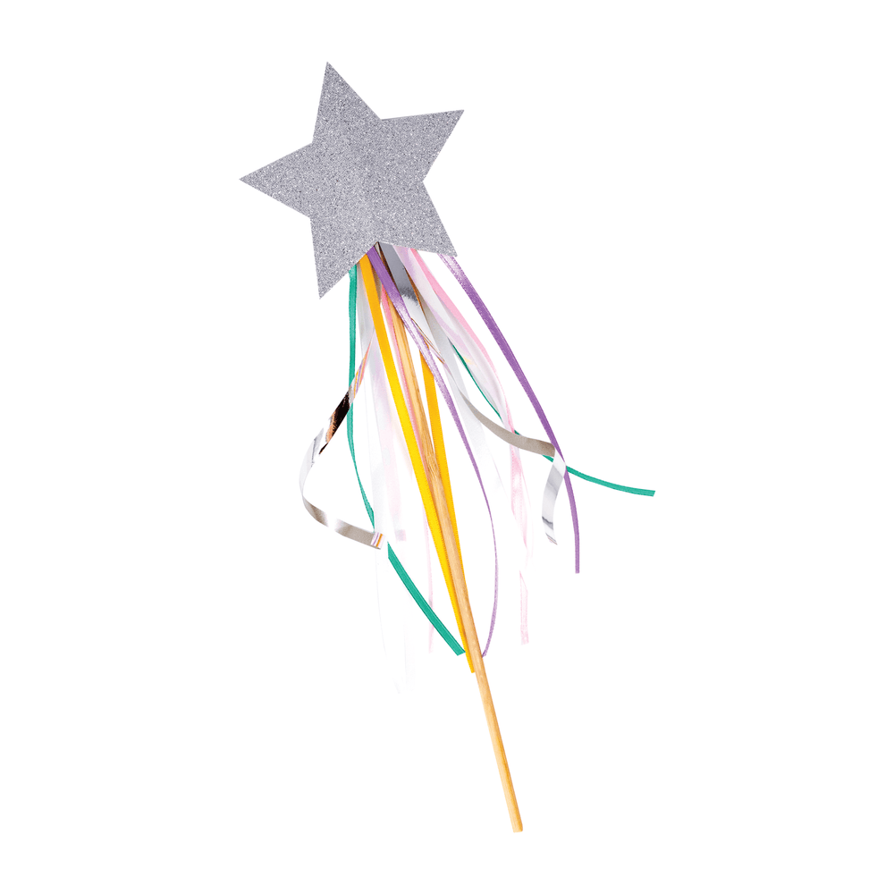 Star Wands <br> With Ribbon Tassel (8) - Sweet Maries Party Shop