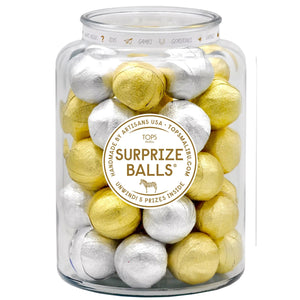 Surprise Ball <br> Gold or Silver (x1 ball) <br> 5 Prizes Inside - Sweet Maries Party Shop