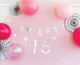 Sweet 16 <br> Milestone Garland - Sweet Maries Party Shop