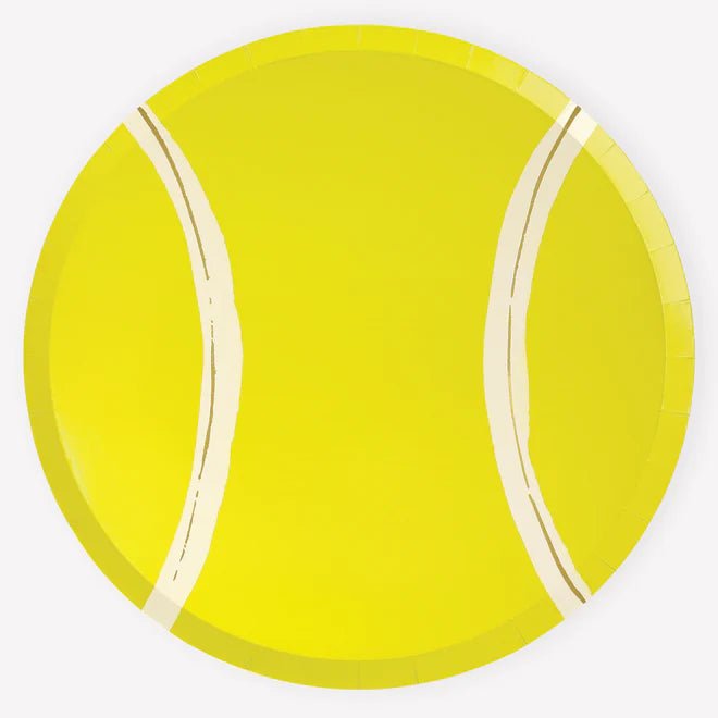 Tennis <br> Plates (8) - Sweet Maries Party Shop