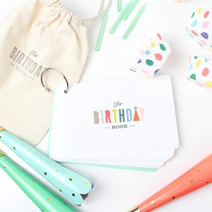 The Birthday Book - Sweet Maries Party Shop